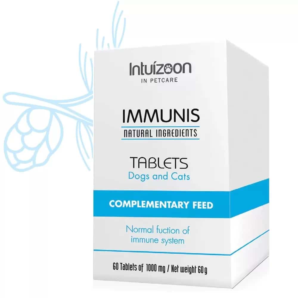 Intuizoon Immunis Συμπλήρωμα Διατροφής Για Ανοσοποιητικό Σκύλου, Γάτας 60tabs