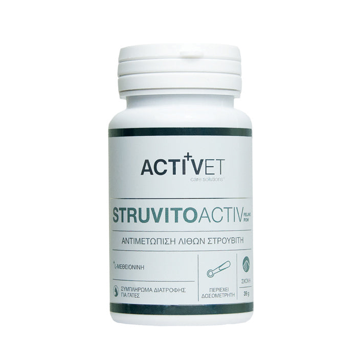 Activet Struvitoactiv Συμπλήρωμα Διατροφής Γάτας με Πέτρες Στρουβίτη 39gr
