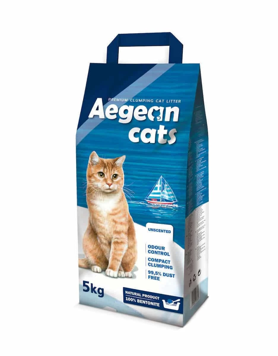 AEGEAN CATS Unscented 5KG