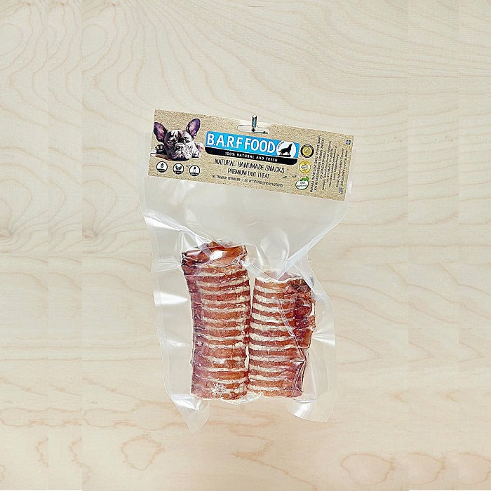 Barffood Αποξηραμένη Τραχεία Μοσχαριού Μασώμενη Λιχουδιά Σκύλου 100γρ