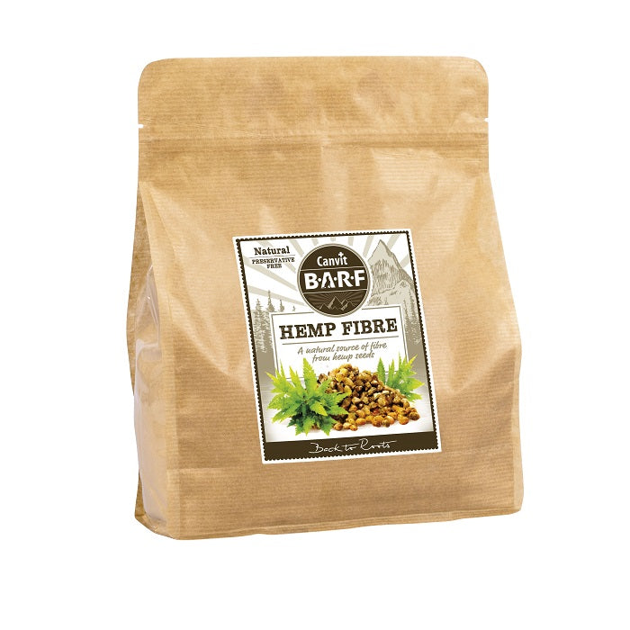 Canvit Barf Hemp Fibre Συμπλήρωμα Διατροφής Σκύλου, Γάτας για Ενίσχυση Πεπτικού, Τριχώματος 800gr