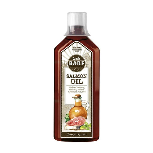 Canvit Barf Salmon Oil Ψυχρής Έκθλιψης Λάδι Σολομού Ατλαντικού με Ωμέγα-3 λιπαρά 500ml