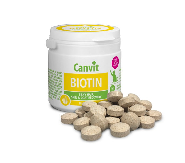 Canvit Biotin Συμπλήρωμα Διατροφής για Τρίχωμα, Δέρμα Γάτας 100γρ
