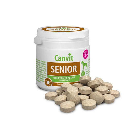Canvit Senior Συμπλήρωμα Διατροφής Πολυβιταμίνη για Ηλικιωμένους Σκύλους 100γρ