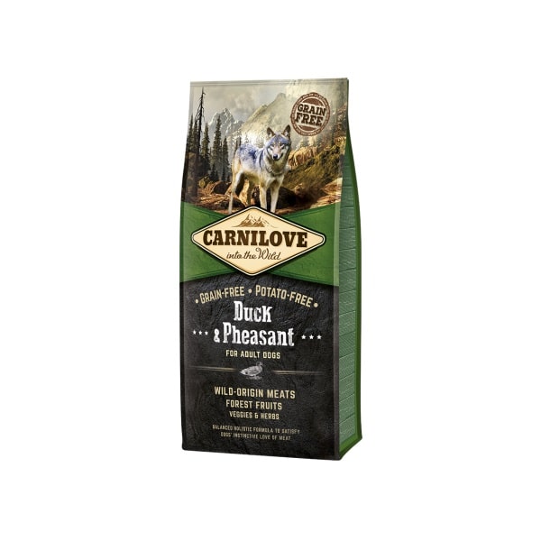 Carnilove Adult Duck & Pheasant Υποαλλεργική Ξηρά Τροφή Για Ενήλικους Σκύλους με Πάπια, Φασιανό 4kg