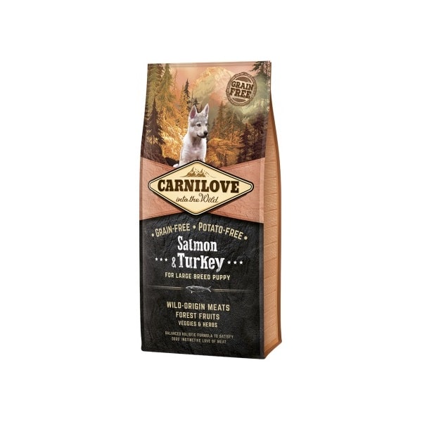 Carnilove Puppy Large Breed Salmon & Turkey Ξηρά Τροφή για Μεγαλόσωμα Κουτάβια 1.5kg