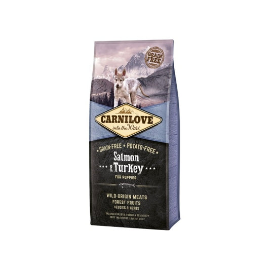 Carnilove Puppy Salmon & Turkey Ξηρά Τροφή για Κουτάβια 1.5kg