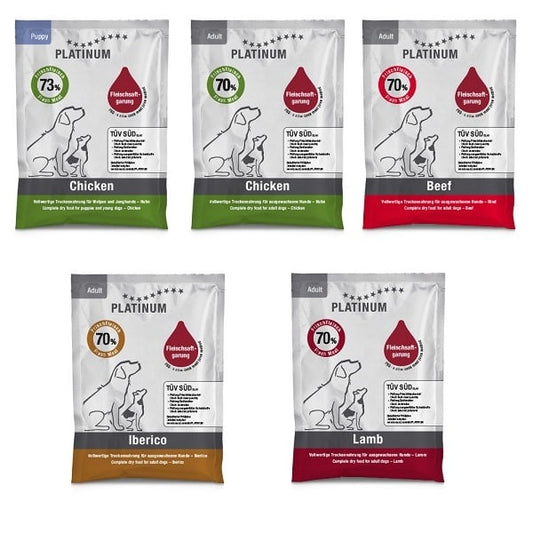 PLATINUM Δοκιμαστικό Πακέτο Μαγειρευτών (FSG) Ξηρών Τροφών Σκύλου