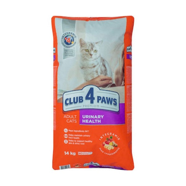 Club 4 Paws Urinary Health Ξηρά Τροφή με Κοτόπουλο Για Ουροποιητικό Γάτας 14kg