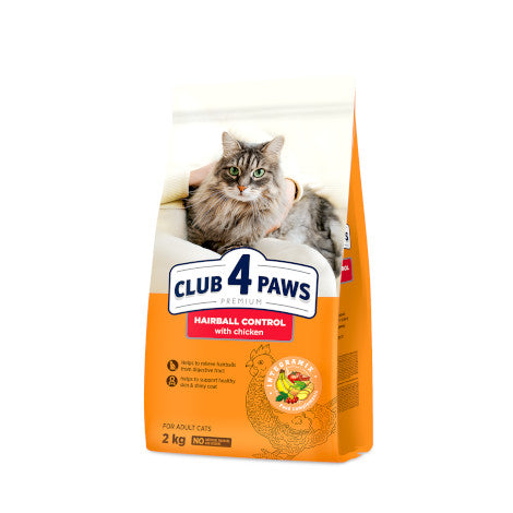 Club 4 Paws Hairball Control Ξηρά Τροφή Για Γάτες με Τριχόμπαλες 2kg