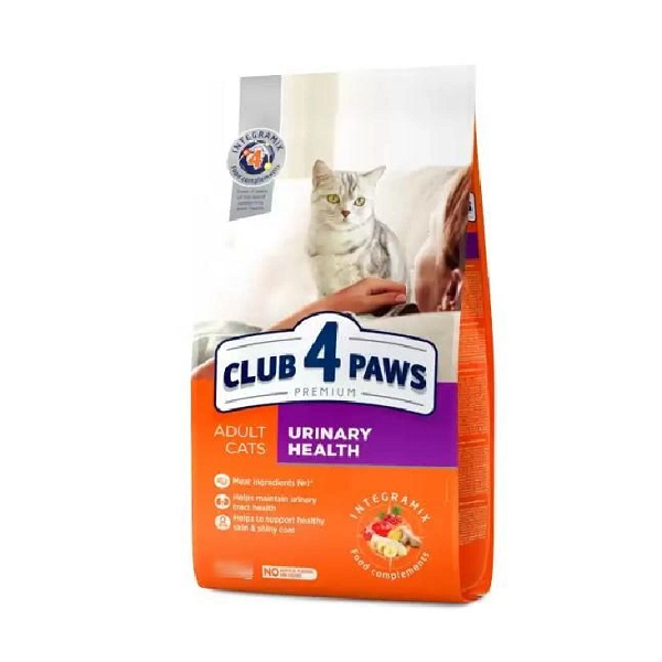 Club 4 Paws Urinary Health Ξηρά Τροφή Για Ουροποιητικό Γάτας 2kg
