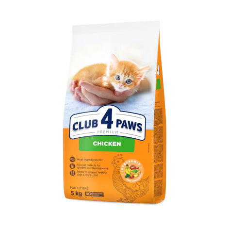 Club 4 Paws Kittens Chicken Ξηρά Τροφή για Γατάκια Με Κοτόπουλο 300γρ