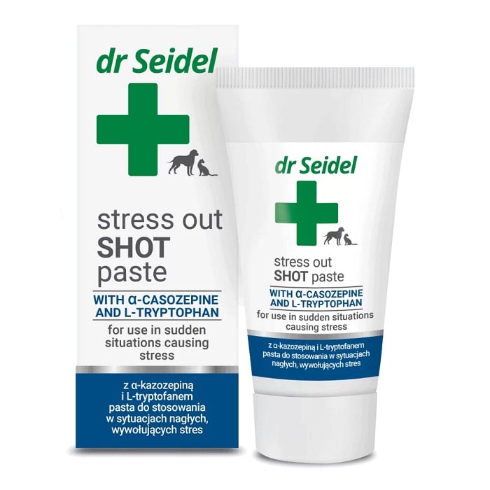 Dr Seidel Stress Out Shot Συμπλήρωμα Διατροφής Σκύλου, Γάτας για Στρες, Κροτοφοβία Πάστα 30γρ