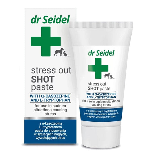 Dr Seidel Stress Out Shot Συμπλήρωμα Διατροφής Σκύλου, Γάτας για Στρες, Κροτοφοβία Πάστα 30γρ
