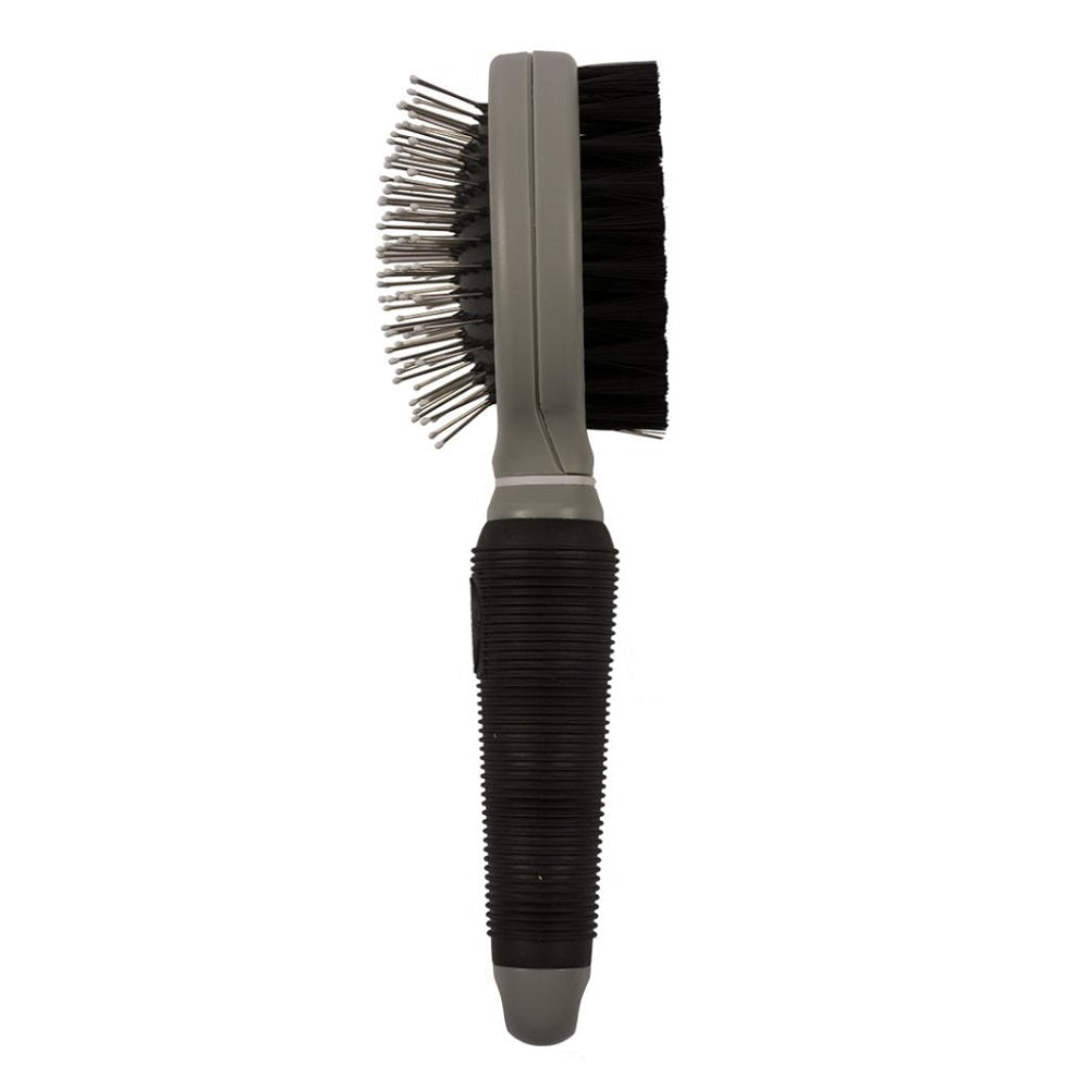 DUVO 2-IN-1 GROOMING BRUSH ΔΙΠΛΗΣ ΟΨΗΣ ΒΟΥΡΤΣΑ ΚΑΛΛΩΠΙΣΜΟΥ ΤΡΙΧΩΜΑΤΟΣ ΣΚΥΛΟΥ, ΓΑΤΑΣ LARGE