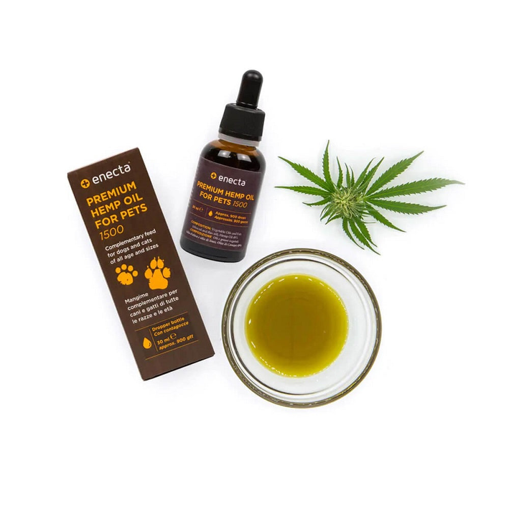 Enecta Έλαιο Κανναβιδιόλης για Σκύλους και Γάτες με Ωμέγα-3 Λιπαρά 5% 30ml