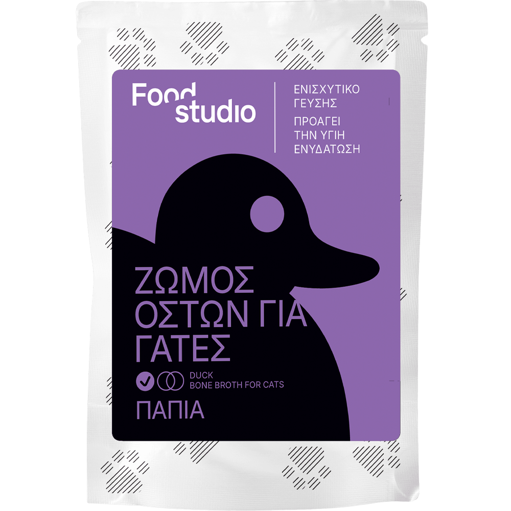 Food Studio Ζωμός Οστών Πάπιας Για Γάτες 100ml