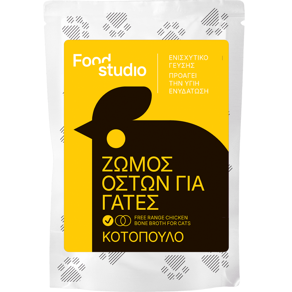 Food Studio Ζωμός Οστών Κοτόπουλου Για Γάτες 100ml