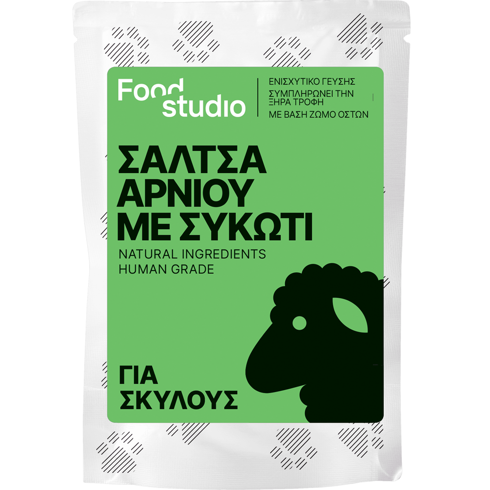 Food Studio Σάλτσα Αρνιού με Συκώτι Για Σκύλους 100ml