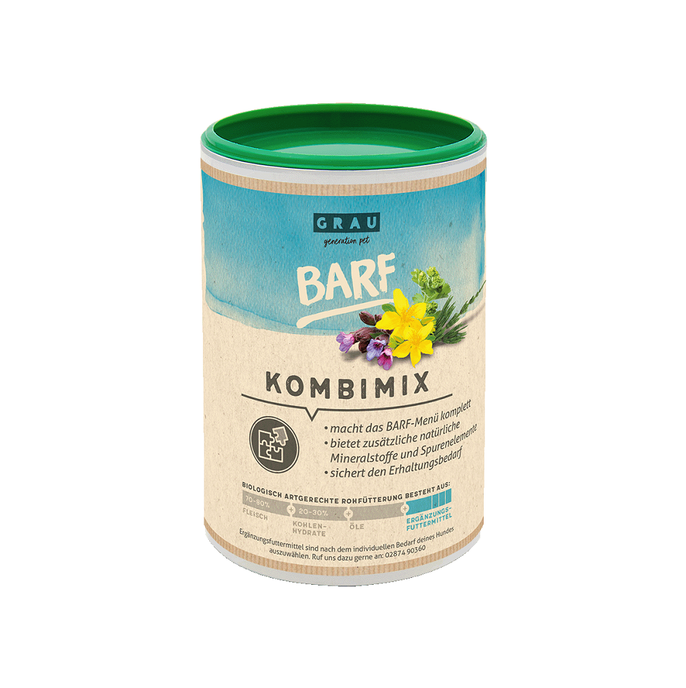 Grau Kombimix Συμπλήρωμα Ενίσχυσης BARF Τροφών, Μαγειρευτού Φαγητού Σκύλου 2kg