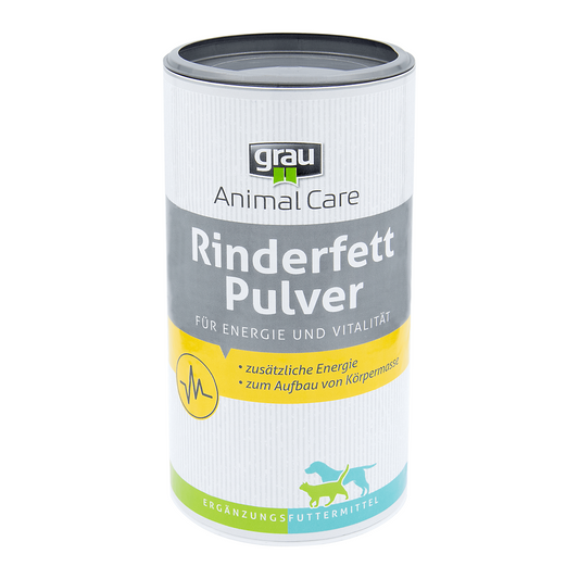 Grau Beef Fat Powder Συμπλήρωμα Σκύλου, Γάτας για Τρίχωμα, Γευστικότητα 400gr