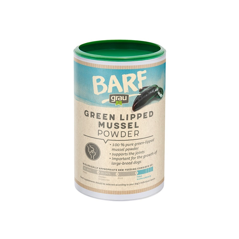Grau Green Lipped Mussel Συμπλήρωμα Διατροφής για αρθρώσεις Σκύλου από Πράσινο Χειλικό Μύδι 170gr