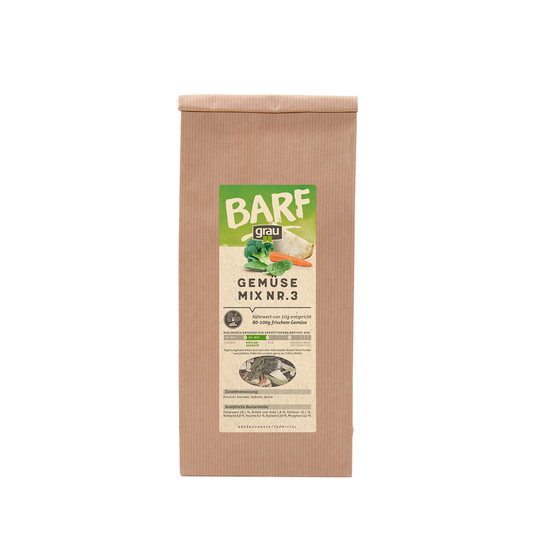 Grau Vegetable Mix Νο3 Μείγμα με Αποξηραμένα Λαχανικά για Σκύλους 500gr