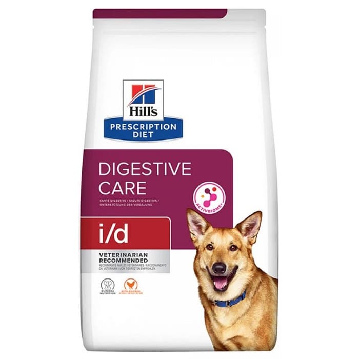 Hill's Prescription Diet i/d Digestive Care για Σκύλους με Κοτόπουλο 1,5kg (1,2kg +300gr Δώρο)