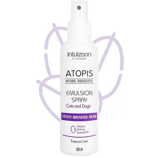 Intuizoon Atopis Spray Γαλάκτωμα Αντιμετώπισης Φαγούρας, Ερεθισμού Δέρματος Σκύλου, Γάτας 200ml