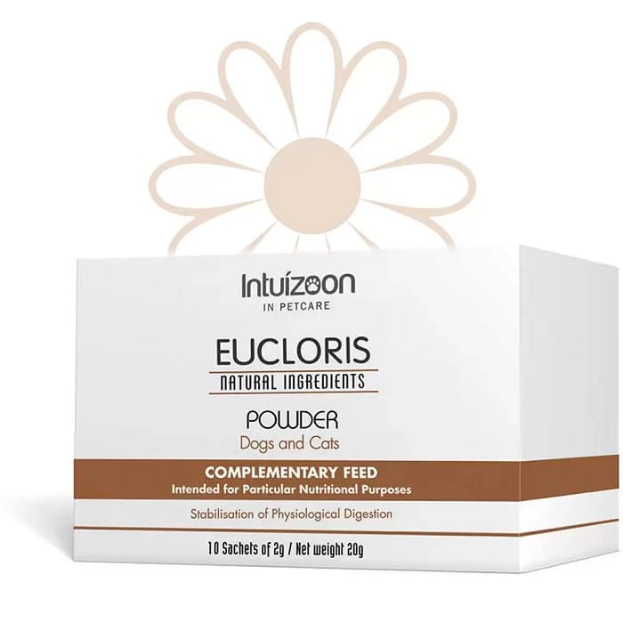 Intuizoon Eucloris Συμπλήρωμα Διατροφής με Προβιοτικά Για Φυσιολογική Πέψη Σε Σκύλους και Γάτες σε Σκόνη 10x2gr