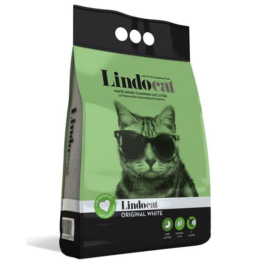 Lindocat Clumping Original White Άμμος Γάτας από Μπεντονίτη 10lt