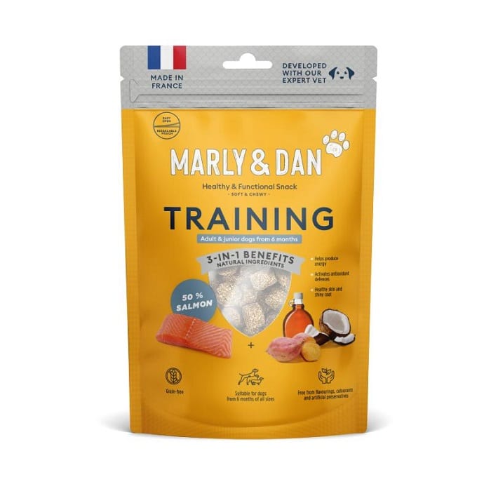 Marly & Dan Training Functional Snack Αποξηραμένη Λιχουδιά Σκύλου με Σολομό 100γρ