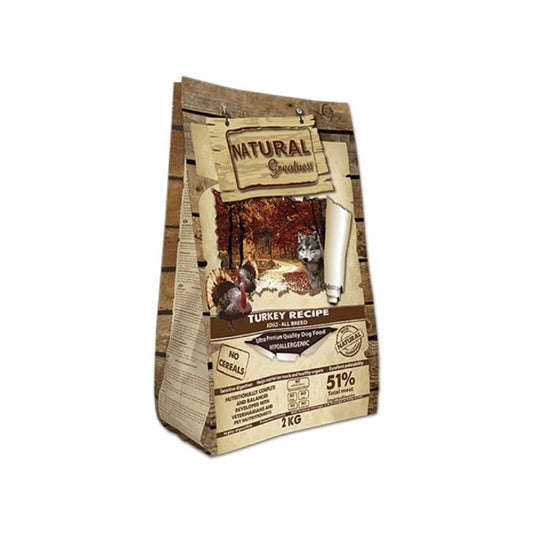 Natural Greatness Turkey Recipe Ξηρά Τροφή για Ενήλικους Σκύλους με Γαλοπούλα 2kg