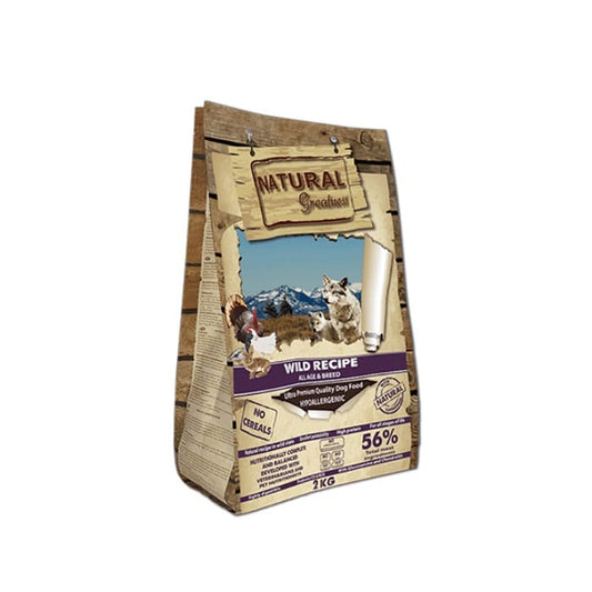 Natural Greatness Wild Recipe Ξηρά Τροφή για Ενήλικους Σκύλους με Πάπια, Γαλοπούλα, Κουνέλι 10kg