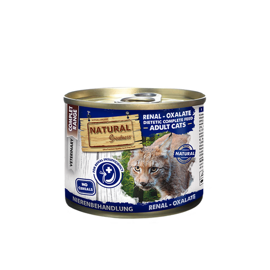 Natural Greatness Renal Oxalate Υποαλλεργική Χωρίς Σιτηρά Κλινική Υγρή Τροφή για Νεφρά Γάτας 200gr