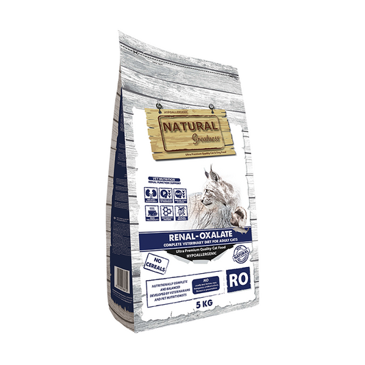 Natural Greatness Renal Oxalate Υποαλλεργική Χωρίς Σιτηρά Κλινική Ξηρά Τροφή για Νεφρά Γάτας 5kg