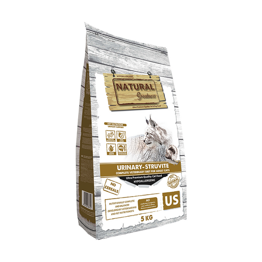 Natural Greatness Urinary Struvite Υποαλλεργική Χωρίς Σιτηρά Κλινική Ξηρά Τροφή για Ουροποιητικό Γάτας 5kg