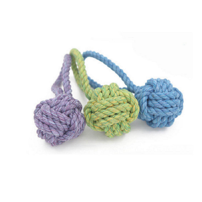 NUTS FOR KNOTS BALL TUGGER ΠΑΙΧΝΙΔΙ ΣΚΥΛΟΥ ΣΧΟΙΝΙ ΜΠΑΛΑ MEDIUM 32εκ.