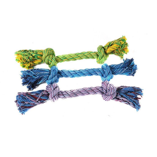 NUTS FOR KNOTS ΠΑΙΧΝΙΔΙ ΣΚΥΛΟΥ ΣΧΟΙΝΙ ΜΕ 2 ΚΟΜΠΟΥΣ SMALL 28εκ.