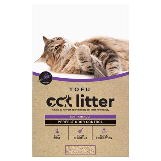 Pet Camelot Tofu Cat Litter Lavender Βιοδιασπώμενη Άμμος Γάτας από Τόφου Με Άρωμα Λεβάντα 2.5kg