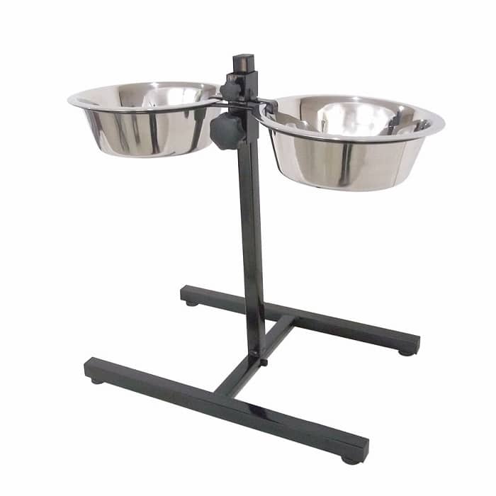 Pet Camelot Πτυσσόμενη Βάση με 2 Ανοξείδωτα Μπωλ Σκύλου 1.500ml