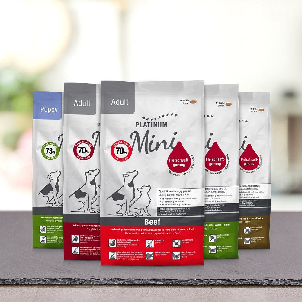 PLATINUM ADULT Mini Duo Συνδυασμός Γεύσεων Ιβηρικό Χοιρινό, Κοτόπουλο 2x900γρ