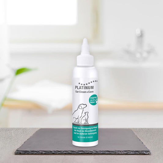 PLATINUM Ear Clean + Care Καθαριστικό Υγρό Διάλυμα Αυτιών Σκύλου, Γάτας 100ml