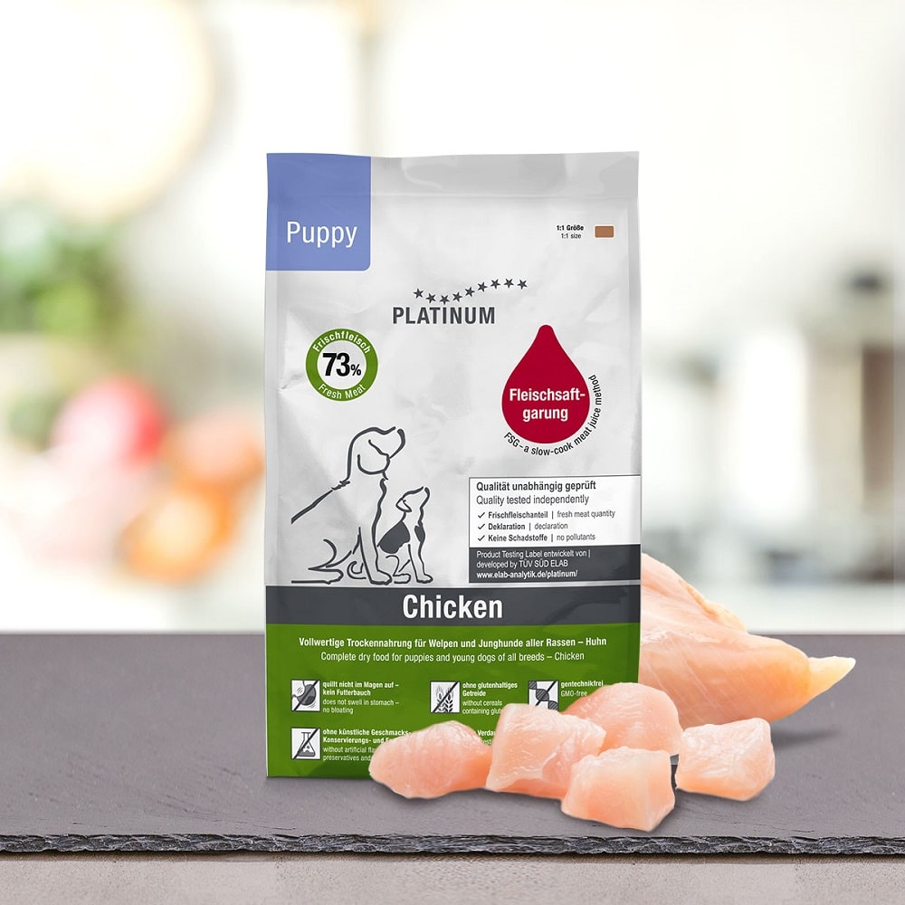 PLATINUM PUPPY Μαγειρευτή (FSG) Ξηρά Τροφή για Κουτάβια με Κοτόπουλο 1.5kg