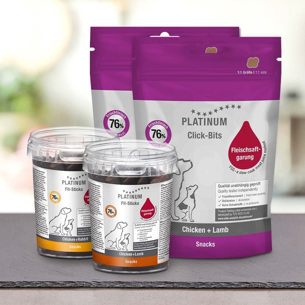 Platinum Συνδυασμός Λιχουδιών Σκύλου Sticks, Bits με Κοτόπουλο, Αρνί, Κουνέλι