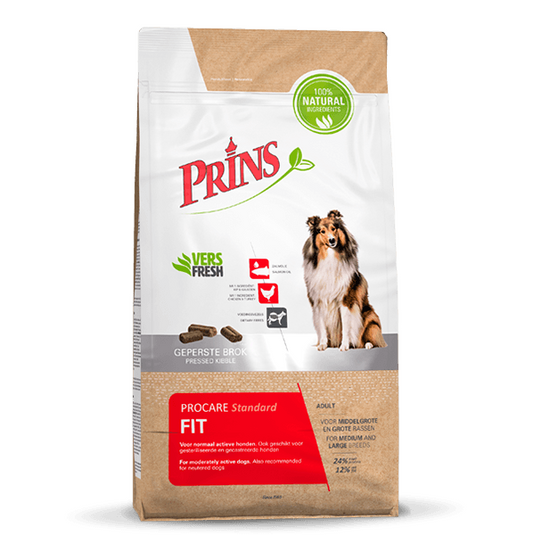 Prins Procare Standard Fit Ψυχρής Έκθλιψης Ξηρά Τροφή Σκύλου 15kg