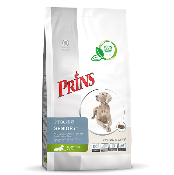 Prins Procare Grain Free Senior Fit Ψυχρής Έκθλιψης Ξηρά Τροφή Σκύλου 12kg