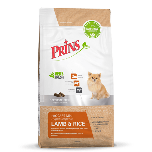 Prins Procare Mini Adult Lamb Υποαλλεργική Ψυχρής Έκθλιψης Ξηρά Τροφή Σκύλου 7.5kg