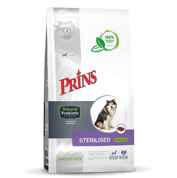 Prins Procare Protection Sterilised Ψυχρής Έκθλιψης Ξηρά Τροφή Σκύλου 15kg
