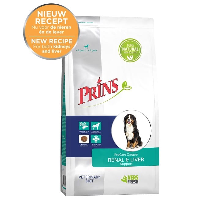 Prins Procare Croque Renal & Liver Support Κλινική Ξηρά Τροφή Σκύλου για Νεφρά, Συκώτι 3kg